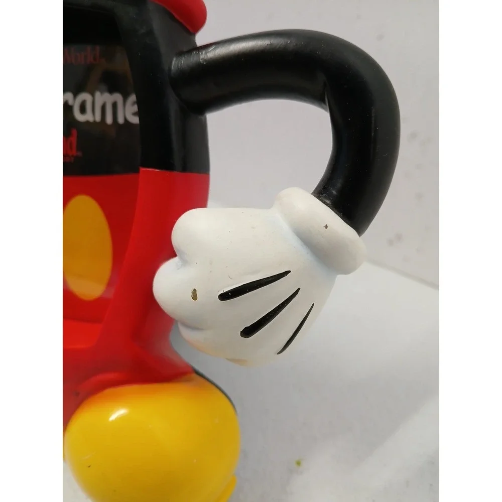 Walt Disney World Disneyland Resort Mickey Mouse Shaped Resin Photo Pic Frame‎